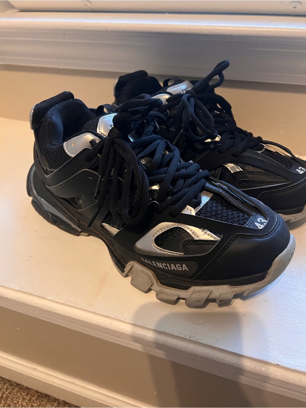 Balenciaga Track Grey and Black Mens Size 10 - Picture 2 of 10